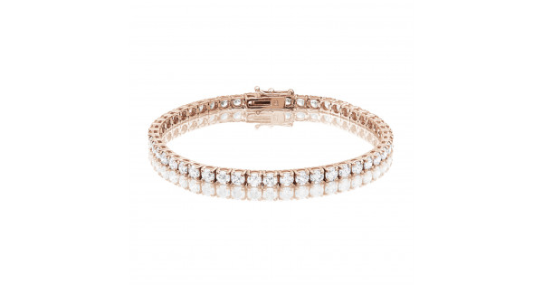 Diamond bracelet deals rose gold